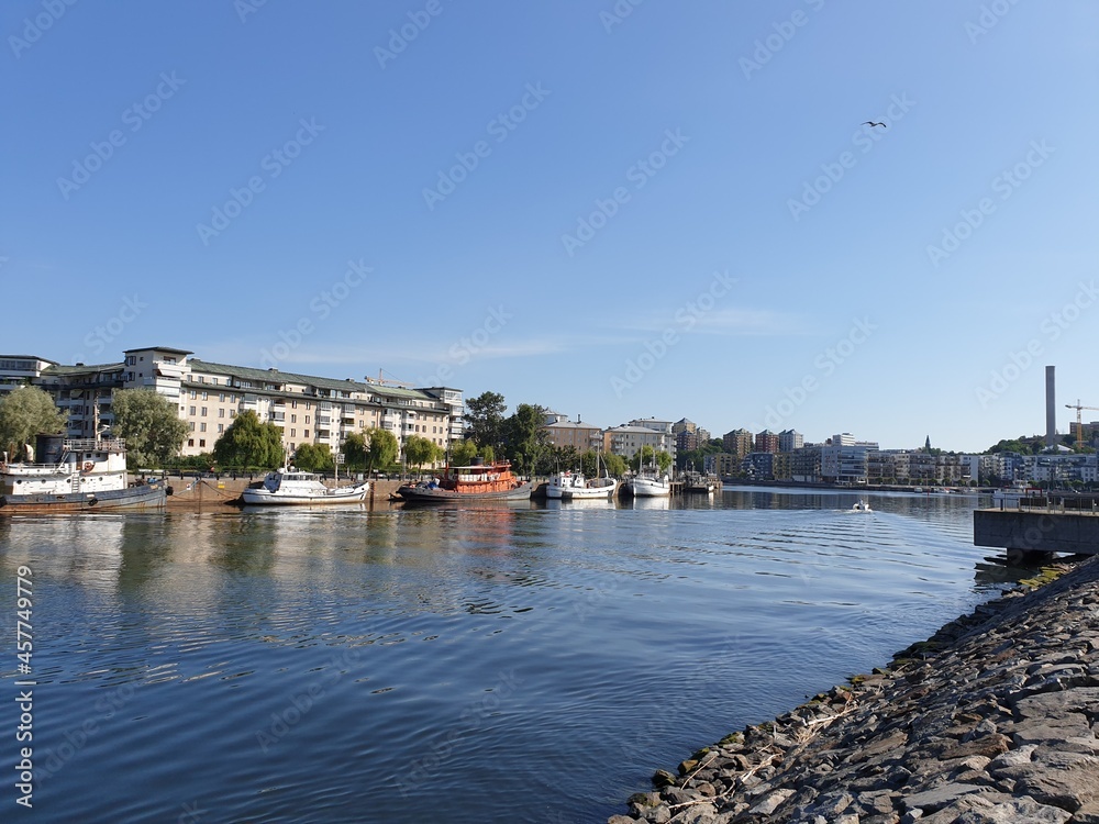 Fototapeta premium Beautiful Stockholm in the summer