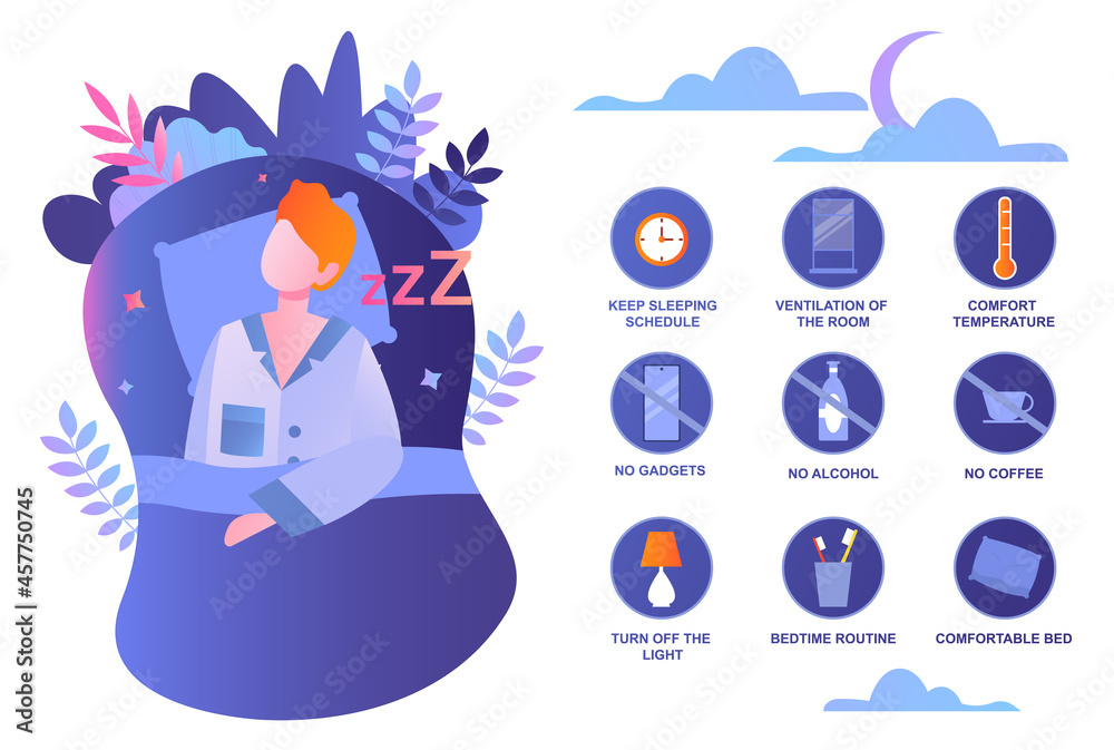 Obraz premium Healthy sleep concept