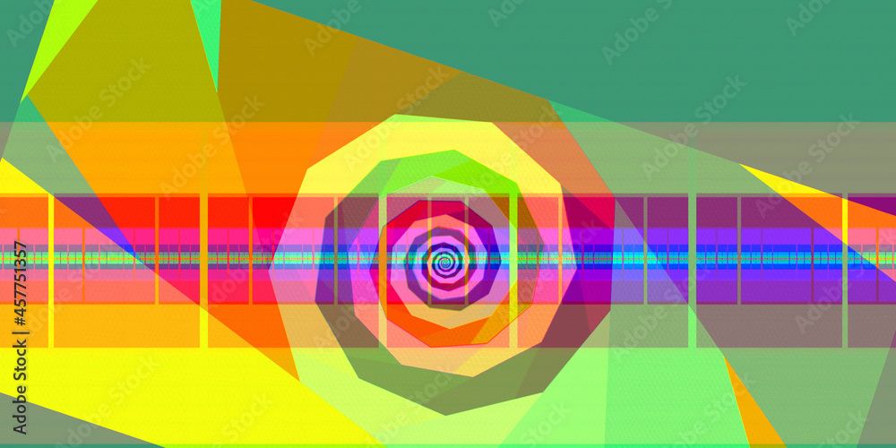 Obraz premium Colorful Abstract Design, Background Image 