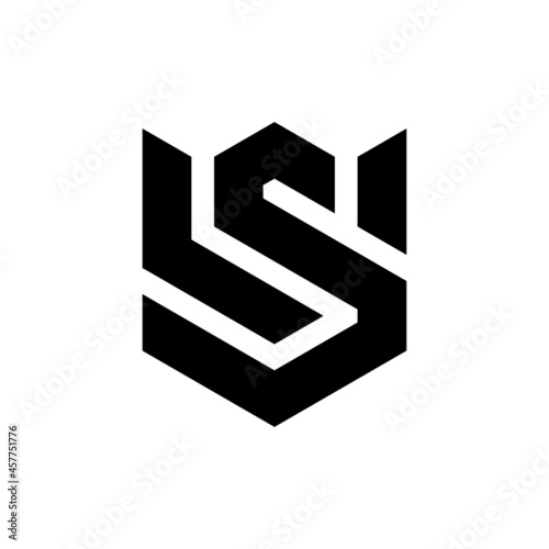 Letter VS SV logo template