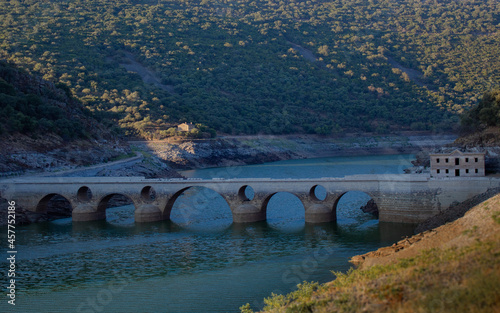 Puente del cardenal en monfragüe photo