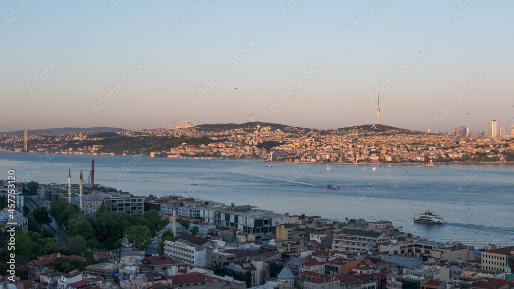Europe and Asian Side of Istanbul, Istanbul Top View, Istanbul Bosphorus View, Bosphorus Top View