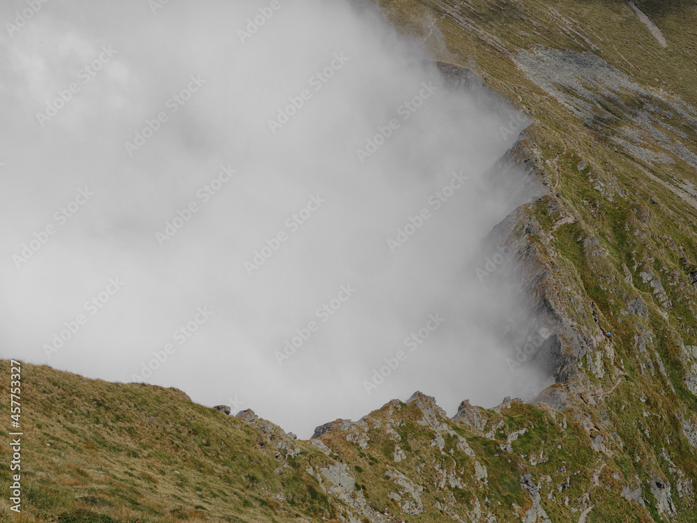 Stormy alpine landscape in the Fagaras Mountains, Romania, Europe