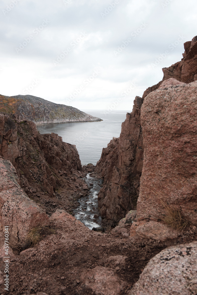 rocks and sea