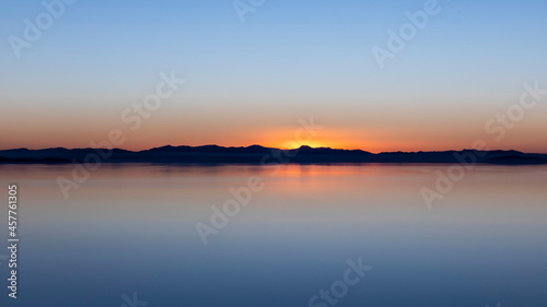 Sunrise over the Great Salt Lake