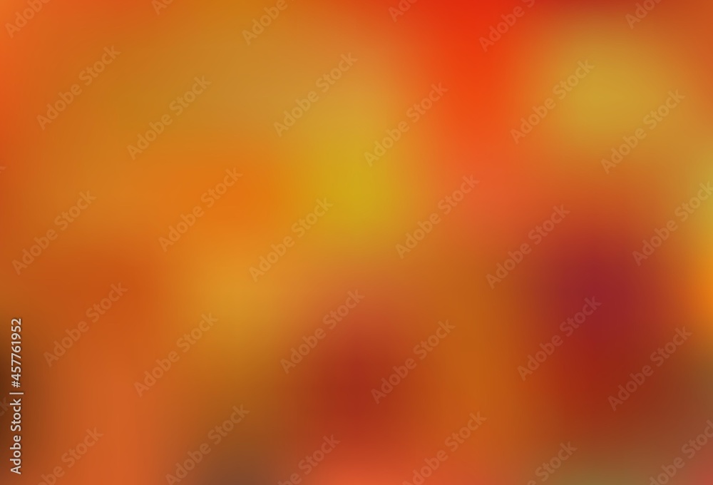 Light Orange vector blur pattern.