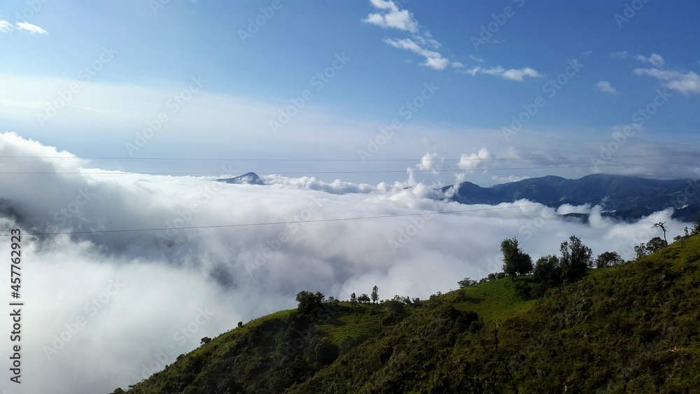 clouds over the mountains in ecuador clouds over the mountains in ecuador