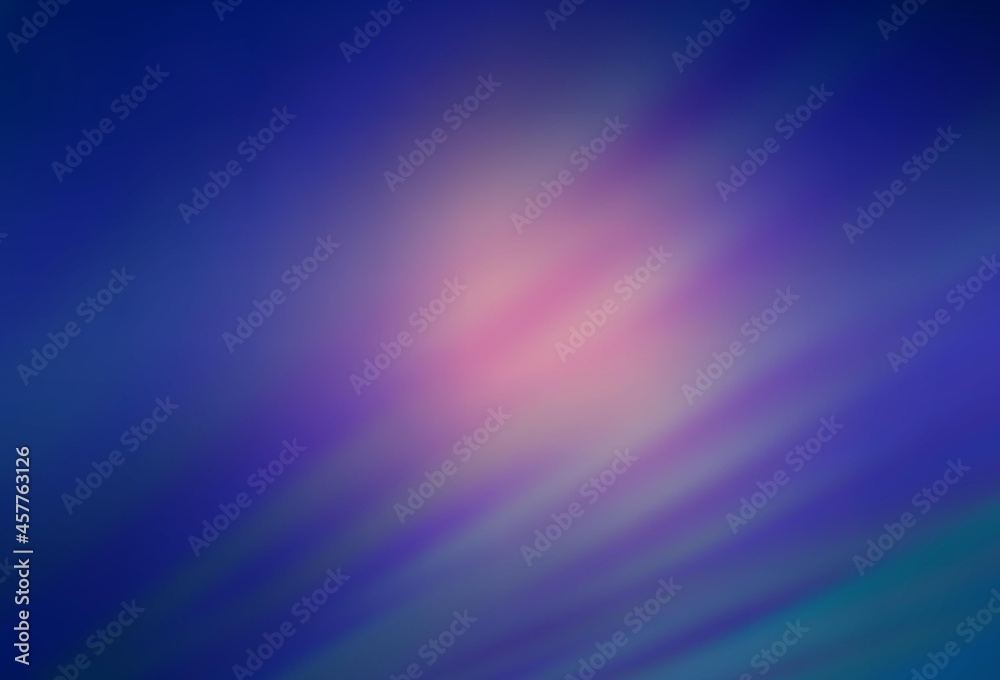 Dark Pink, Blue vector abstract blurred background.