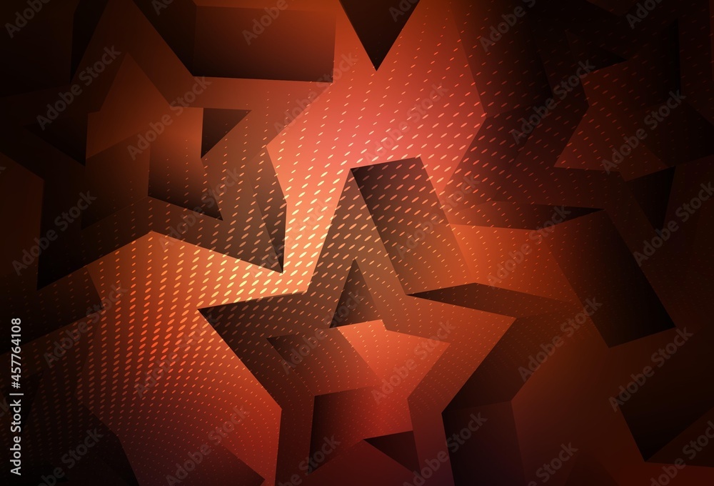 Dark Red vector backdrop with small and big stars. Dark Red vector backdrop with small and big stars.
