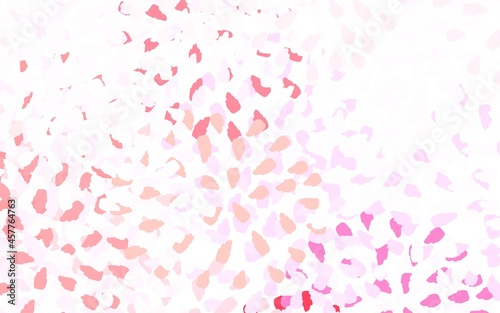 Light Pink, Yellow vector template with chaotic shapes.