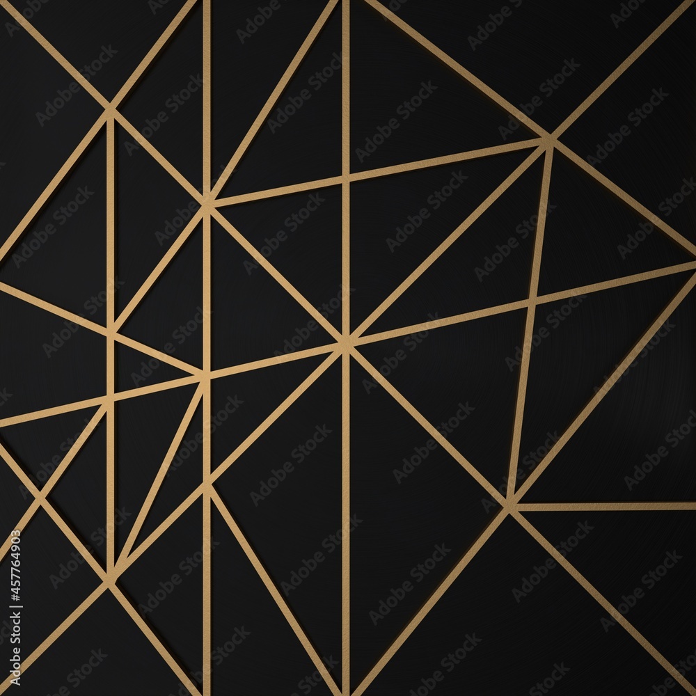 Black and gold abstract luxury background 