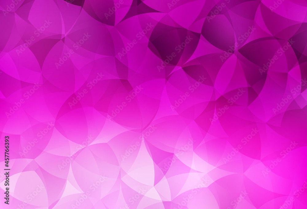 Light Pink vector backdrop with memphis shapes.