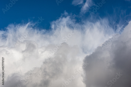 Lush clouds and blue sky for backgrounds and desktop.