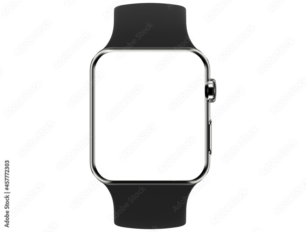 smart watch with blank screen for mockup making smart watch with blank screen for mockup making