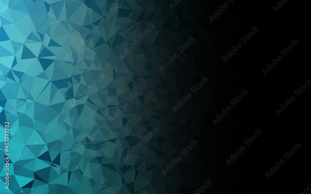 Light BLUE vector triangle mosaic texture. Light BLUE vector triangle mosaic texture.