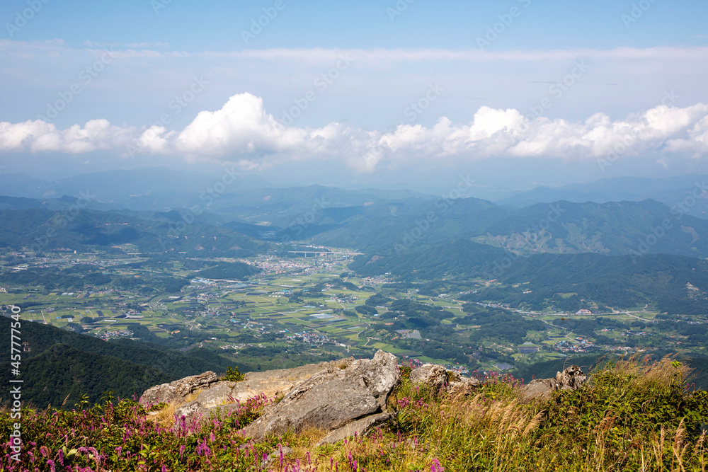 Fototapeta premium 덕유산 전망