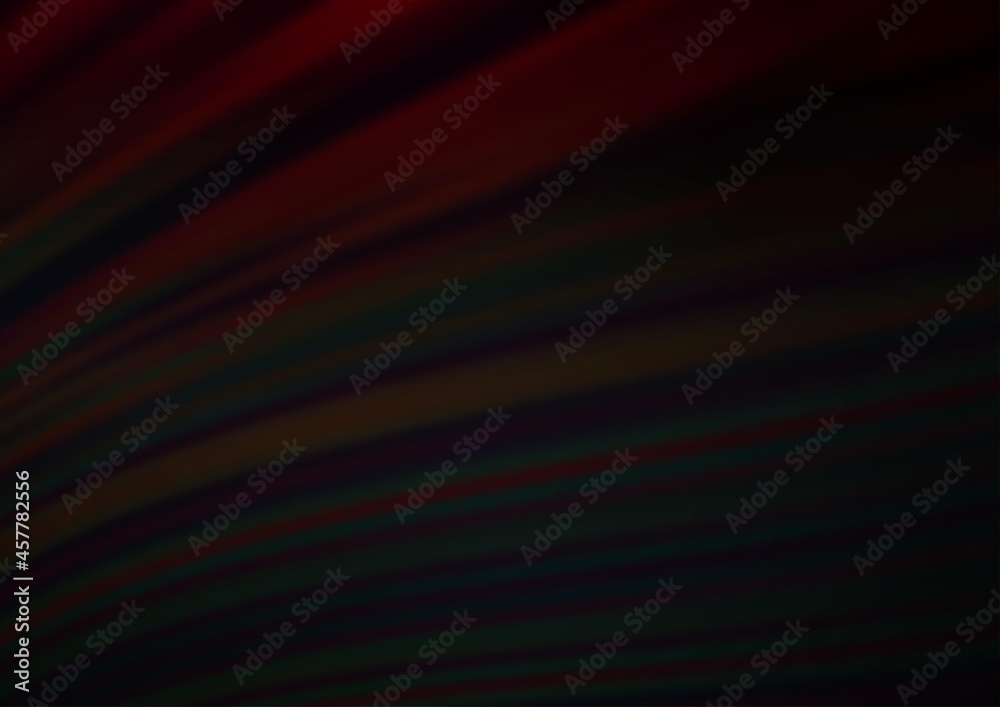 Dark Black vector template with abstract lines. Dark Black vector template with abstract lines.