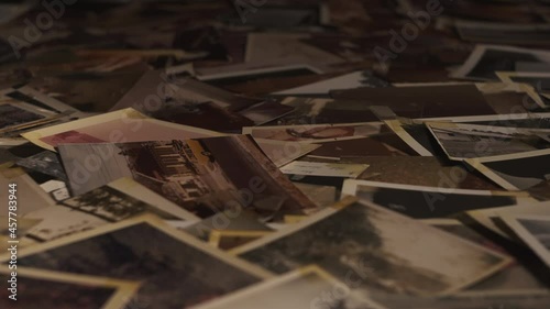 Bed Of Old Photos Texture Straight-On