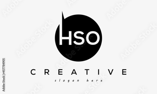 HSO creative circle letters logo design victor photo