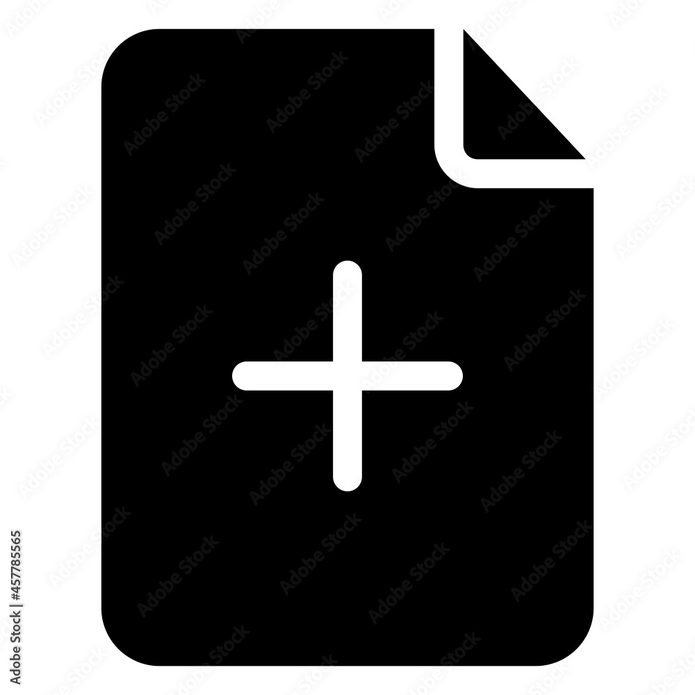 Obraz premium add file icon
