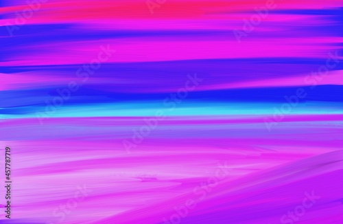 colorfull sunrise abstract background with waves