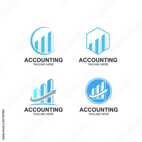 Marketing, finance, sales, media and business logos and icons