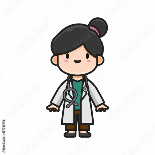 Cute Doctor  Vector