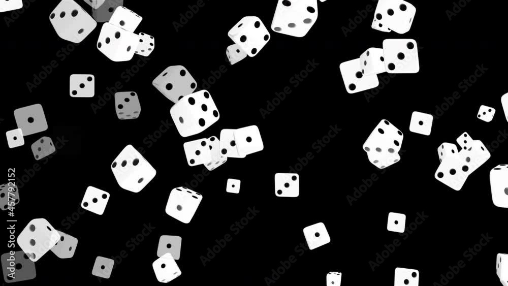 casino dice cube particle loop animation casino dice cube particle loop animation