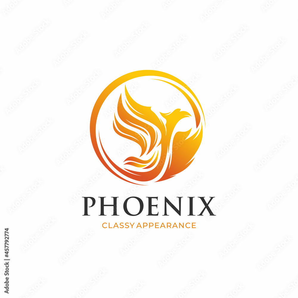 phoenix flying logo design
phoenix flying logo design