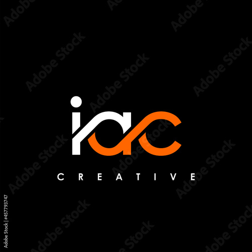 IAC Letter Initial Logo Design Template Vector Illustration photo