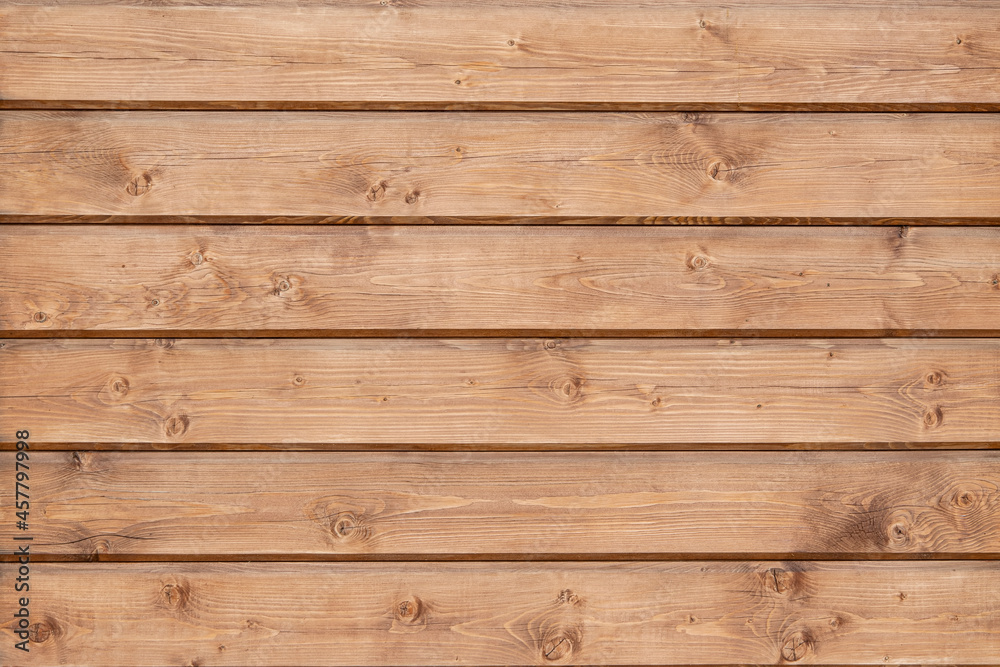 The texture of brown wooden boards.Wood natural background