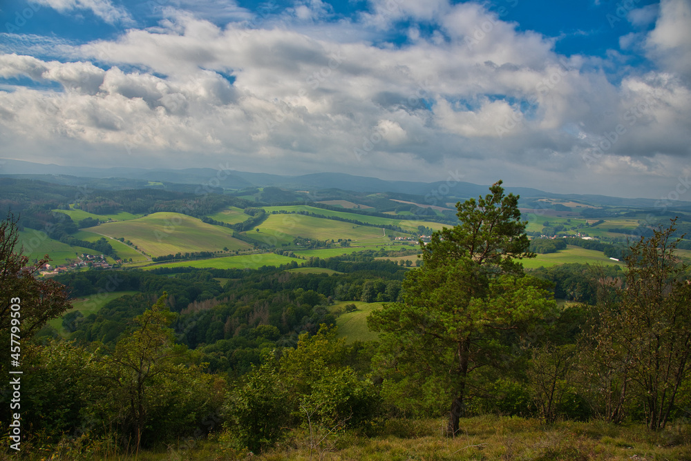 Auf dem Gipfel der hörselberge in Thüringen Auf dem Gipfel der hörselberge in Thüringen