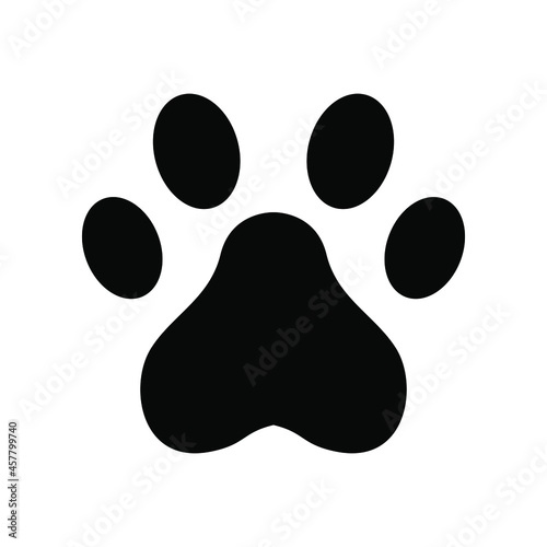 Paw icon vector graphic