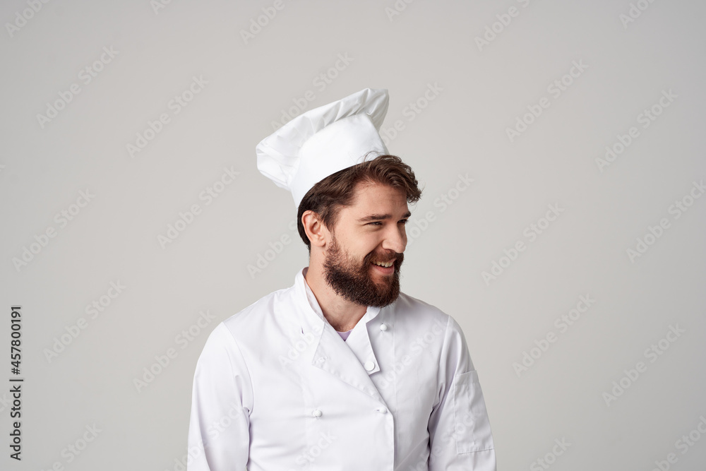 bearded man restaurant service Professional hand gesture bearded man restaurant service Professional hand gesture