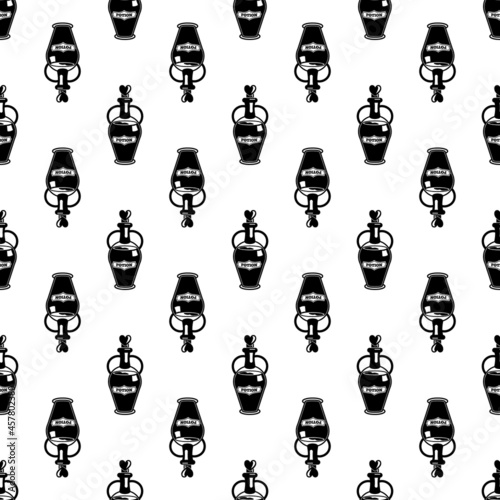 Wine carafe pattern seamless background texture repeat wallpaper geometric vector