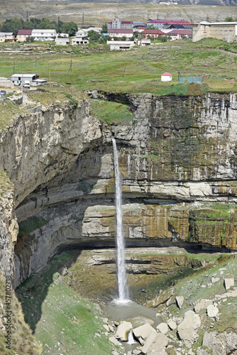 Tobot waterfall, Khunzakh waterfalls, natural monument, Dagestan, Russia
