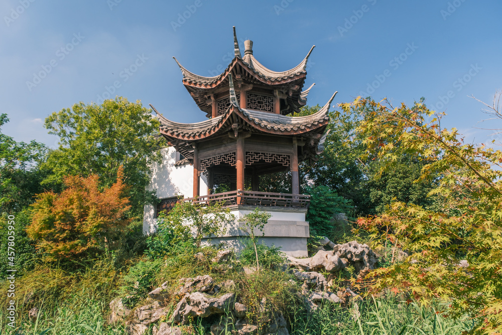 Hubei Wuhan Garden Expo Park summer scenery, China