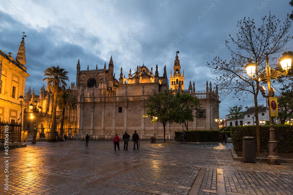 The Cathedral of Saint Mary of the See in Seville