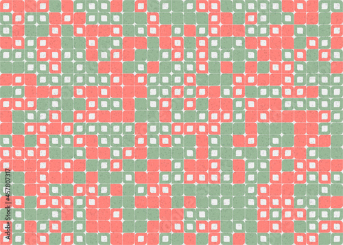 Abstract Geometric Pattern generative computational art illustration