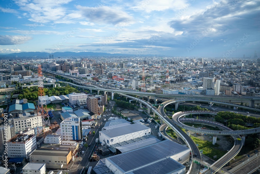 Obraz premium 東大阪市展望台
