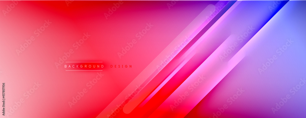 Abstract background. Shadow lines on bright shiny gradient background. - obrazy, fototapety, plakaty 