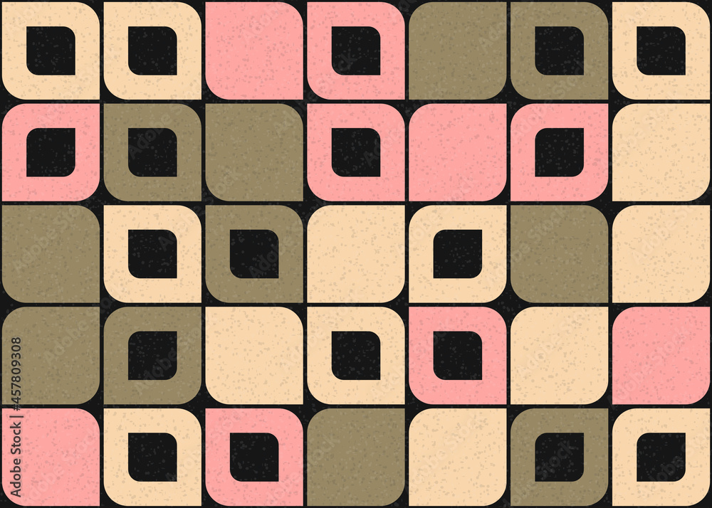 Abstract Geometric Pattern generative computational art illustration