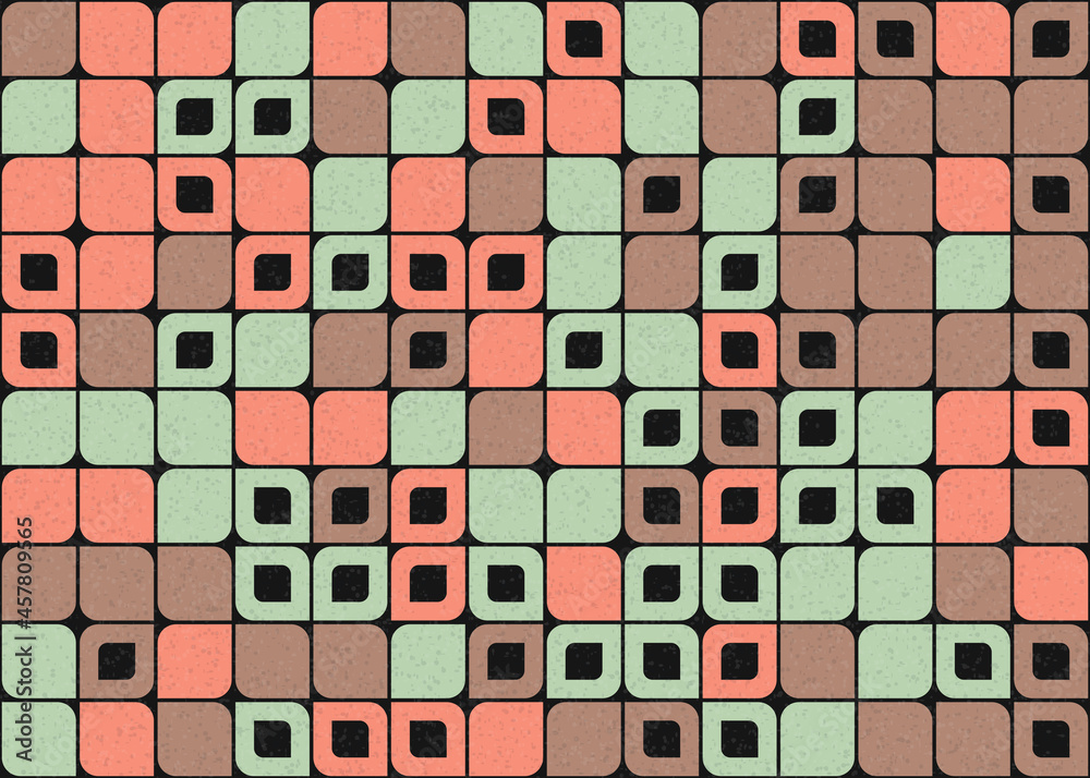 Abstract Geometric Pattern generative computational art illustration