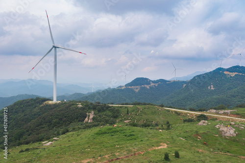 Hubei Suizhou Guangling Shui Zizhai Scenic Spot summer scenery, China photo