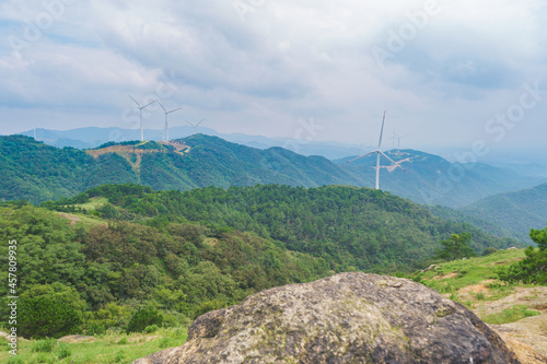 Hubei Suizhou Guangling Shui Zizhai Scenic Spot summer scenery, China