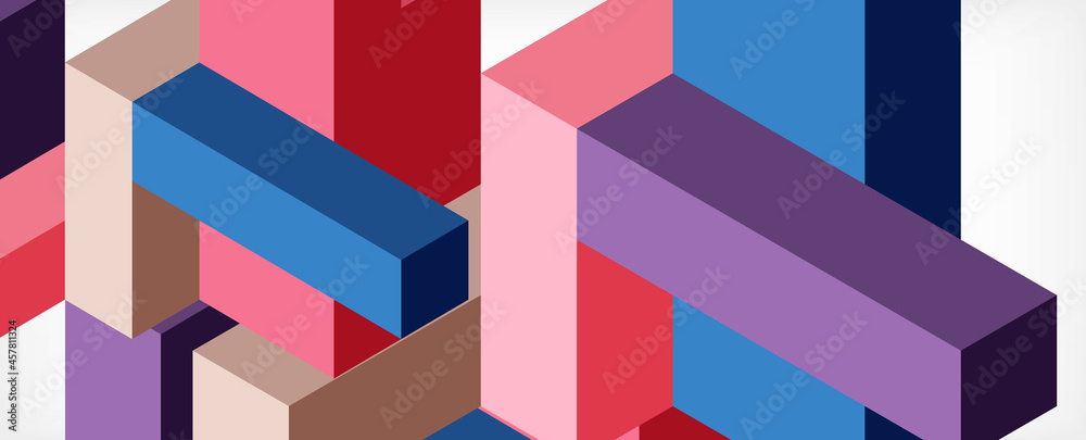 Abstract background. 3d cubes, cubic elements and blocks. Techno or business concept for wallpaper, banner, background, landing page Abstract background. 3d cubes, cubic elements and blocks. Techno or business concept for wallpaper, banner, background, landing page