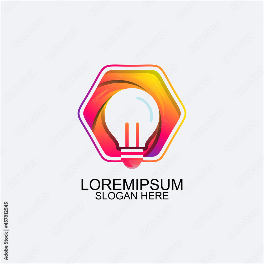 Light bulb Logo Template Light bulb Logo Template