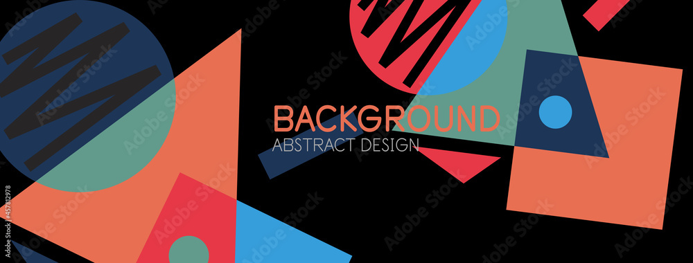 Abstract background with blocks, lines, geometric shapes. Techno or business concept for wallpaper, banner, background, landing page Abstract background with blocks, lines, geometric shapes. Techno or business concept for wallpaper, banner, background, landing page