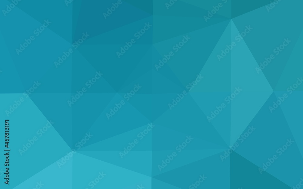 Fototapeta premium Light BLUE vector low poly layout.