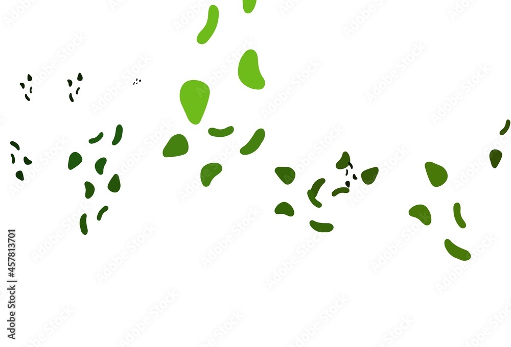 Light Green vector backdrop with abstract shapes. Light Green vector backdrop with abstract shapes.